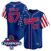Men's Dodgers 2025 Independence Day Vapor Premier Limited Jersey - All Stitched