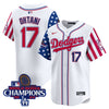 Men's Dodgers 2025 Independence Day Vapor Premier Limited Jersey - All Stitched
