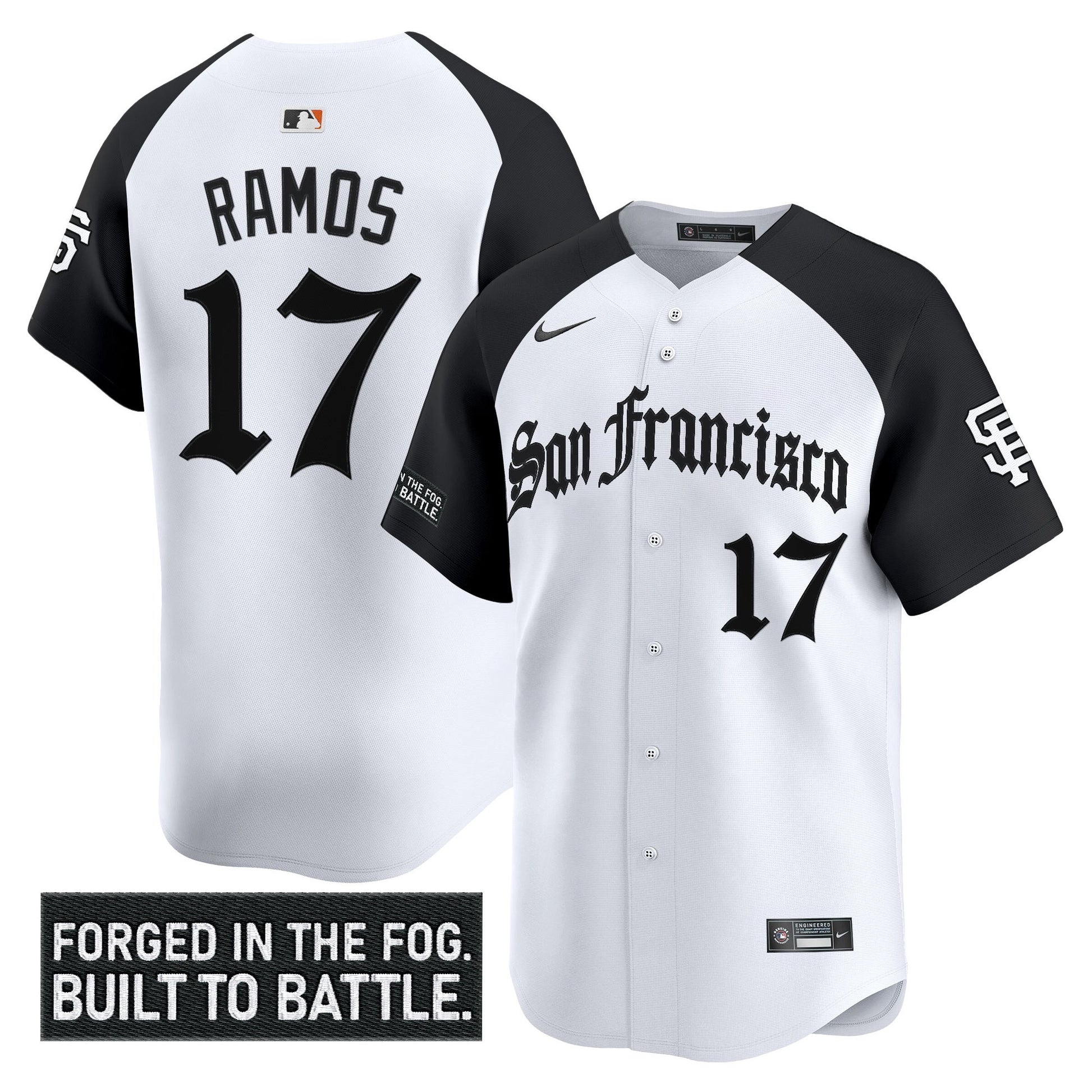 Men's San Francisco Giants 'Gothic Fog Edition' Vapor Premier Limited Jersey - All Stitched