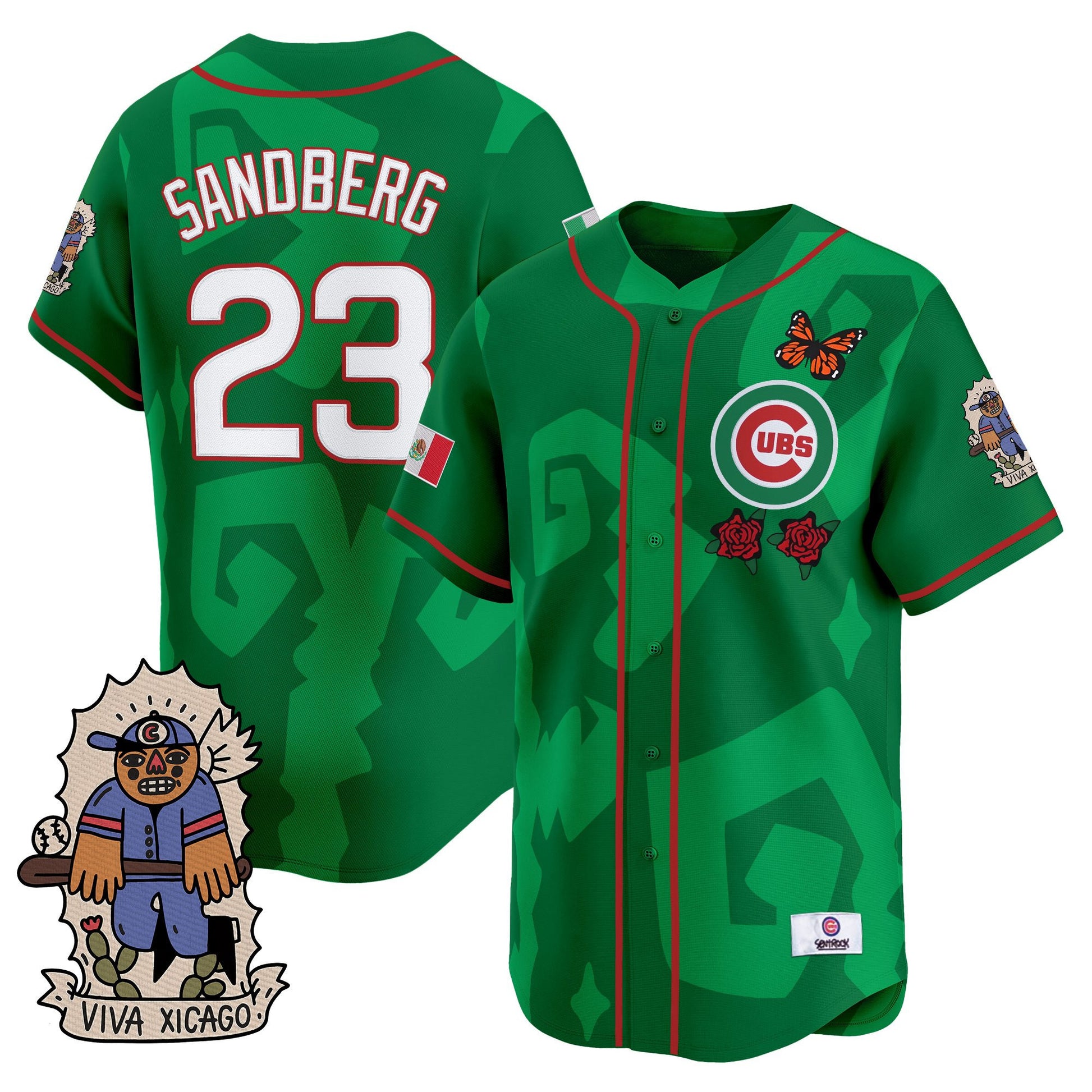 Men's 2025 Chicago Cubs Mexican Heritage Vapor Premier Limited Jersey - Stitched