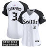 Women's Seattle Mariners 'Deep Sea Gothic Edition' Vapor Premier Limited Jersey - All Stitched