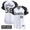 Women's Seattle Mariners 'Deep Sea Gothic Edition' Vapor Premier Limited Jersey - All Stitched