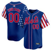Custom Gender/Name New York Mets 2025 Independence Day Vapor Premier Limited Jersey - All Stitched