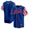 Men's New York Mets 2025 Independence Day Vapor Premier Limited Jersey - All Stitched