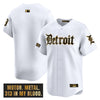 Men's Detroit Tigers 'Motor Gothic Edition' Gold Vapor Premier Limited Jersey - All Stitched