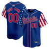 Baltimore Orioles 2025 Independence Day Vapor Premier Limited Custom Jersey - All Stitched