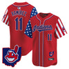 Men's Cleveland Indians 2025 Independence Day Vapor Premier Limited Jersey - All Stitched