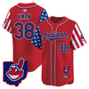 Men's Cleveland Indians 2025 Independence Day Vapor Premier Limited Jersey - All Stitched