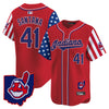 Men's Cleveland Indians 2025 Independence Day Vapor Premier Limited Jersey - All Stitched