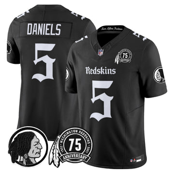 Men's Washington Redskins 'Gothic Capital Edition' Vapor Limited Jersey - All Stitched