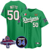 Los Angeles Dodgers Mexican "For 34" Custom Jersey - All Stitched