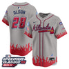 Men's Atlanta Braves 2025 Speedway Classic Limited Jersey V2 - All Stitched
