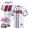 Men's Atlanta Braves 2025 Speedway Classic Limited Jersey V1 - All Stitched