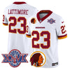 Men's Washington Redskins Throwback 1992 Super Bowl XXVI Patch Vapor Limited Jersey V2 - All Stitched