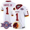 Men's Washington Redskins Throwback 1992 Super Bowl XXVI Patch Vapor Limited Jersey V2 - All Stitched
