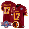 Men's Washington Redskins Throwback 1992 Super Bowl XXVI Patch Vapor Limited Jersey V2 - All Stitched