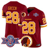 Men's Washington Redskins Throwback 1992 Super Bowl XXVI Patch Vapor Limited Jersey V2 - All Stitched
