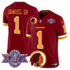 Men's Washington Redskins Throwback 1992 Super Bowl XXVI Patch Vapor Limited Jersey V2 - All Stitched