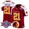 Men's Washington Redskins Throwback 1992 Super Bowl XXVI Patch Vapor Limited Jersey V2 - All Stitched