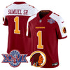 Men's Washington Redskins Throwback 1992 Super Bowl XXVI Patch Vapor Limited Jersey V2 - All Stitched