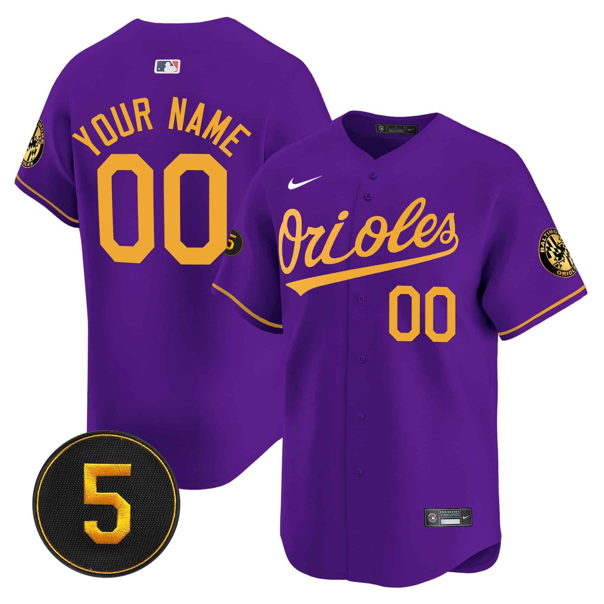 Baltimore Orioles Robinson Patch Vapor Premier Limited Custom Jersey V2 – All Stitched