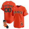 San Francisco Giants California Patch Vapor Premier Limited Custom Jersey - All Stitched