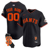 San Francisco Giants California Patch Vapor Premier Limited Custom Jersey - All Stitched