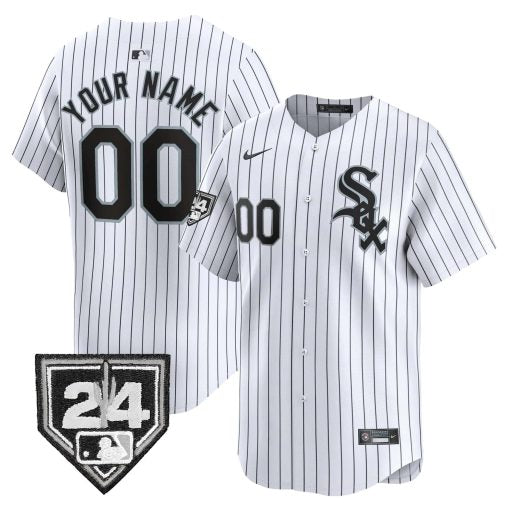 Chicago White Sox 2024 Spring Training Patch Vapor Premier Limited Custom Jersey - All Stitched