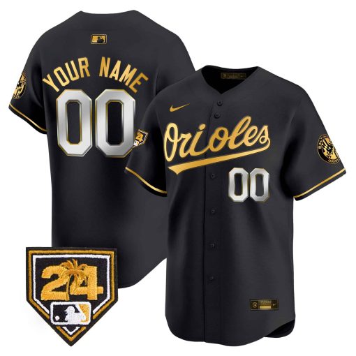Orioles 2024 Spring Training Patch Vapor Premier Limited Custom Jersey - All Stitched