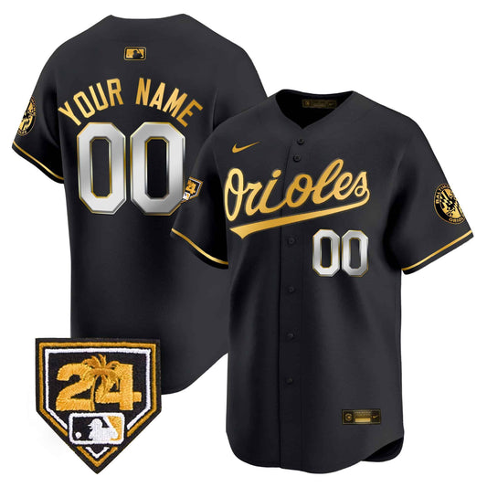 Orioles 2024 Spring Training Patch Vapor Premier Limited Custom Jersey - All Stitched