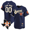 Houston Astros Cactus Jack Style Vapor Premier Limited Custom Jersey - Stitched