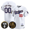 Dodgers Vin Patch & Kobe Bryant Signature Vapor Premier Limited Custom Jersey - All Stitched