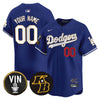 Dodgers Vin Patch & Kobe Bryant Signature Vapor Premier Limited Custom Jersey - All Stitched