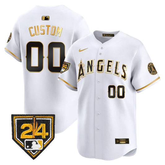 Los Angeles Angels 2024 Spring Training Patch Vapor Premier Limited Custom Jersey - All Stitched