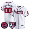 Atlanta Braves 2024 Spring Training Patch Vapor Premier Limited Custom Jersey - All Stitched
