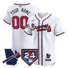 Atlanta Braves 2024 Spring Training & Georgia Patch Vapor Premier Elite Custom Jersey - All Stitched