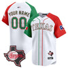 Texas Rangers Mexico Texas Patch Vapor Premier Limited Custom Jersey - All Stitched