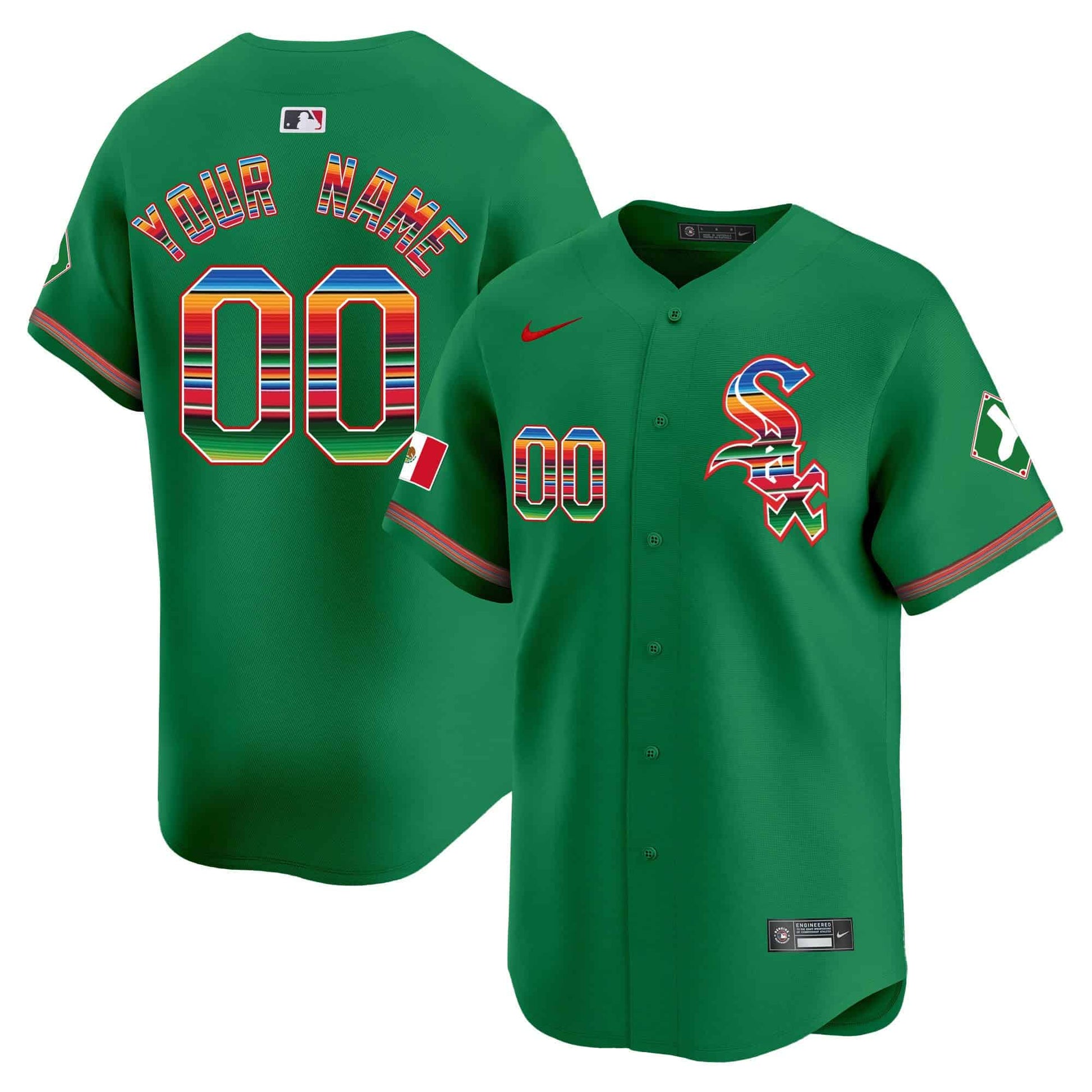 Chicago White Sox Mexico Vapor Premier Limited Custom Jersey V2- All Stitched