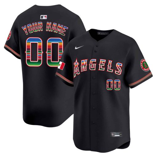 Los Angeles Angels Mexico Vapor Premier Limited Custom Jersey - All Stitched
