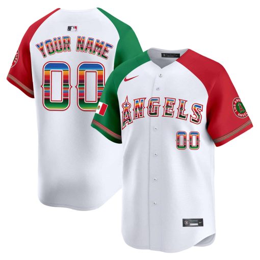 Los Angeles Angels Mexico Vapor Premier Limited Custom Jersey - All Stitched