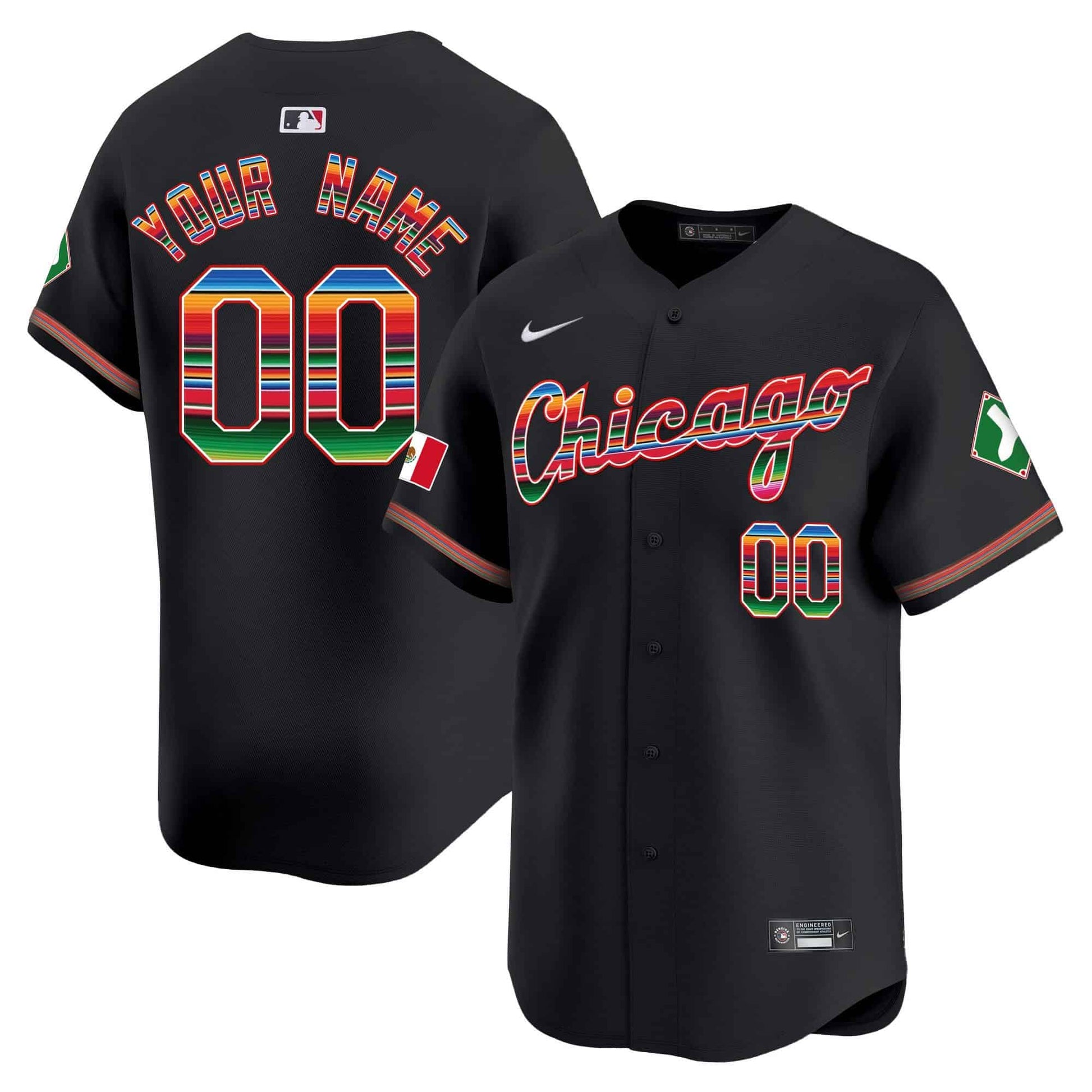 Chicago White Sox Mexico Vapor Premier Limited Custom Jersey V3- All Stitched
