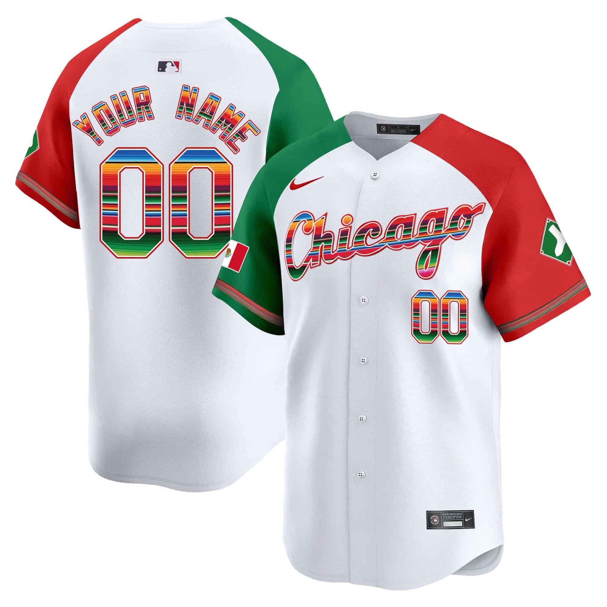 Chicago White Sox Mexico Vapor Premier Limited Custom Jersey V3- All Stitched