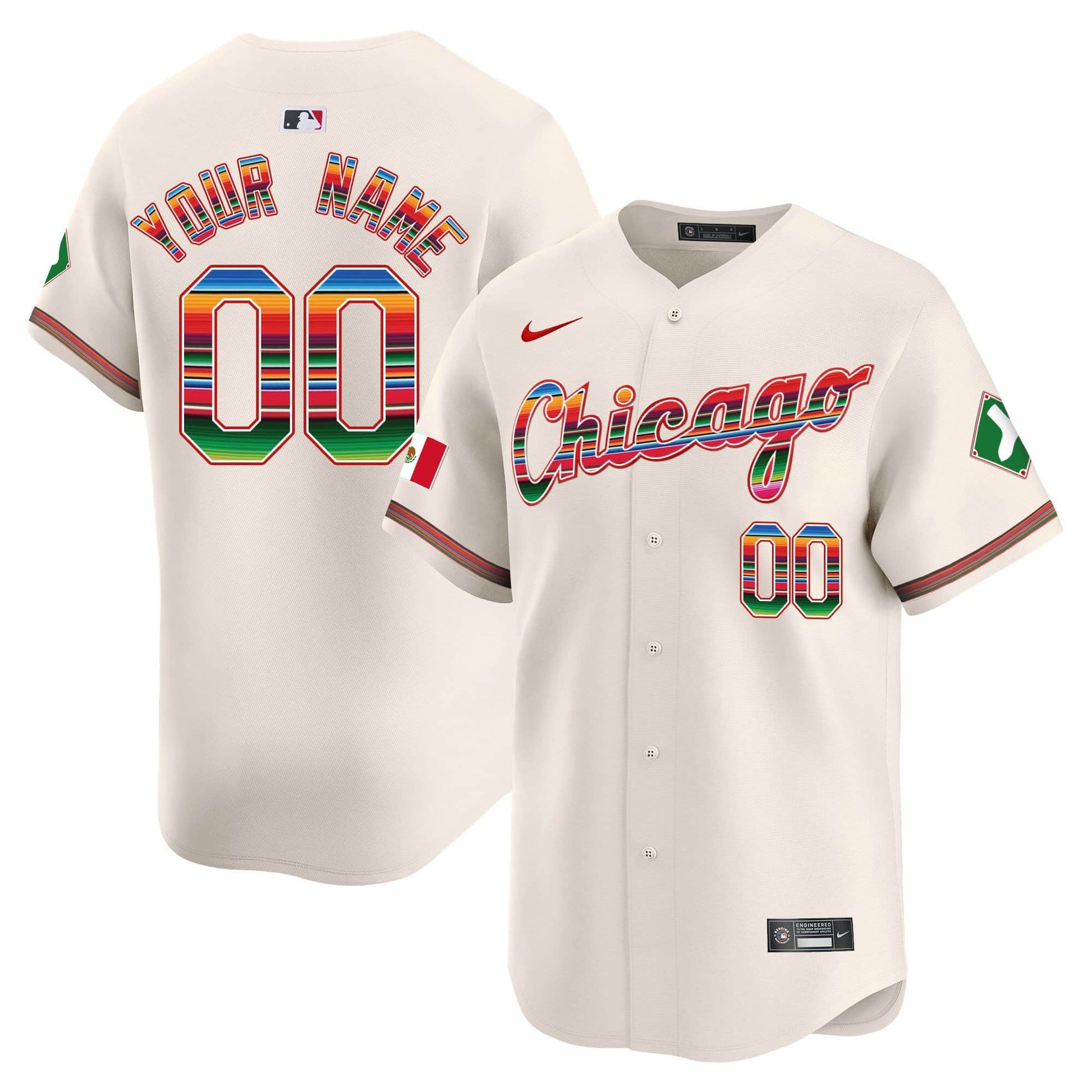Chicago White Sox Mexico Vapor Premier Limited Custom Jersey V3- All Stitched
