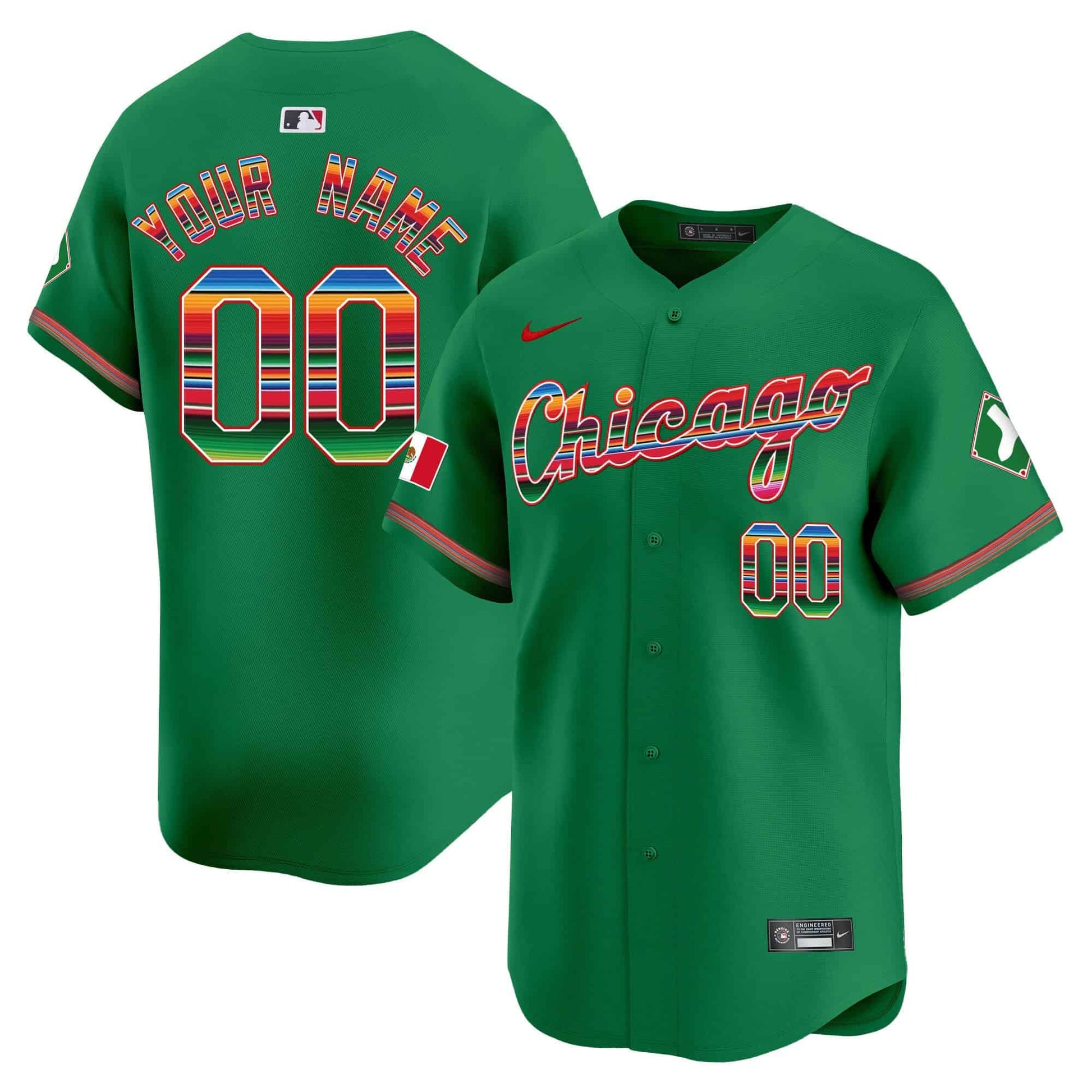 Chicago White Sox Mexico Vapor Premier Limited Custom Jersey V3- All Stitched