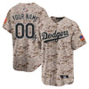 Dodgers USMC Alternate Vapor Premier Limited Custom Jersey - All Stitched