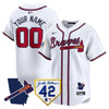 Atlanta Braves 2024 Robinson & Georgia Patch Vapor Premier Limited Custom Jersey - All Stitched