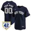 New York Yankees 2024 Jackie Robinson Patch Vapor Premier Limited Custom Jersey - All Stitched
