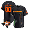 Houston Astros Cactus Jack Patch Vapor Premier Limited Custom Jersey V9 - Stitched