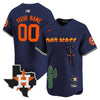 Houston Astros Cactus Jack Patch Vapor Premier Limited Custom Jersey V9 - Stitched