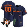 Houston Astros Cactus Jack Patch Vapor Premier Limited Custom Jersey V9 - Stitched